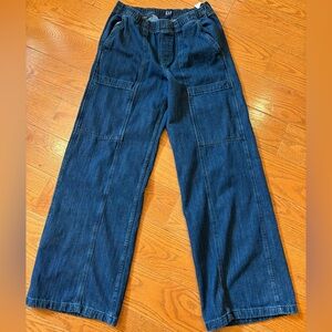 GAP Utility Wide Leg Pull-On Jeans | Size Medium Tall | New With Tags